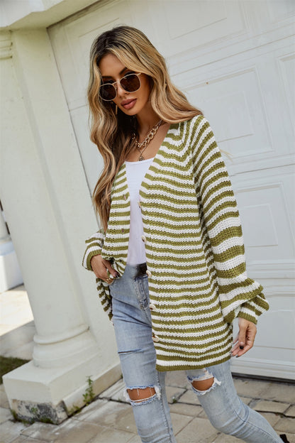 Celine Striped Cardigan