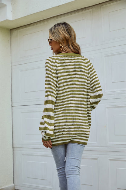 Celine Striped Cardigan