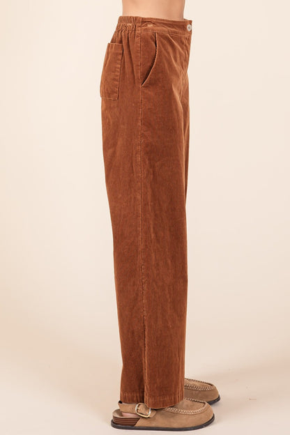 Maelis Corduroy Wide-Leg Pants