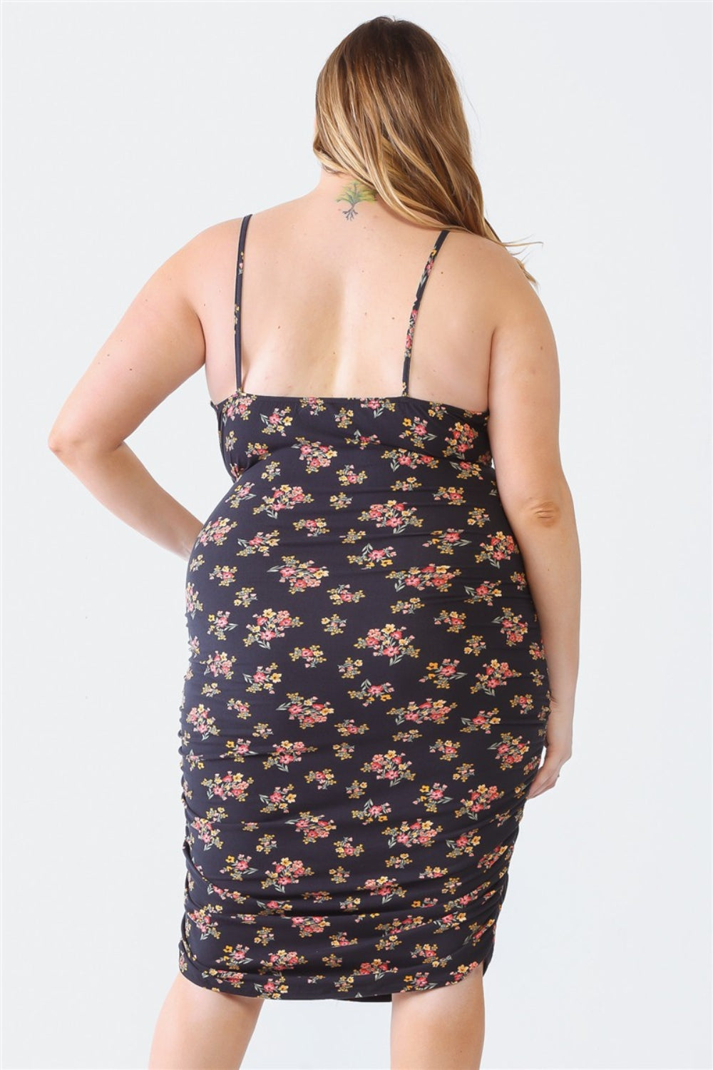 Dahlia Ruched Floral Dress
