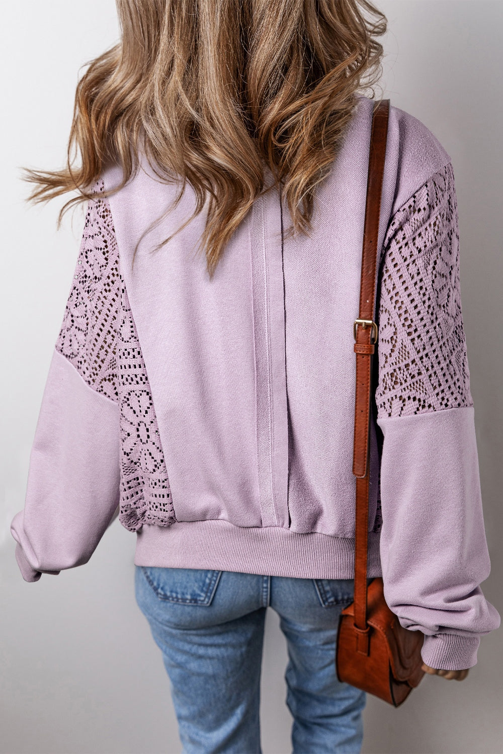 Lilia Crochet Sweatshirt