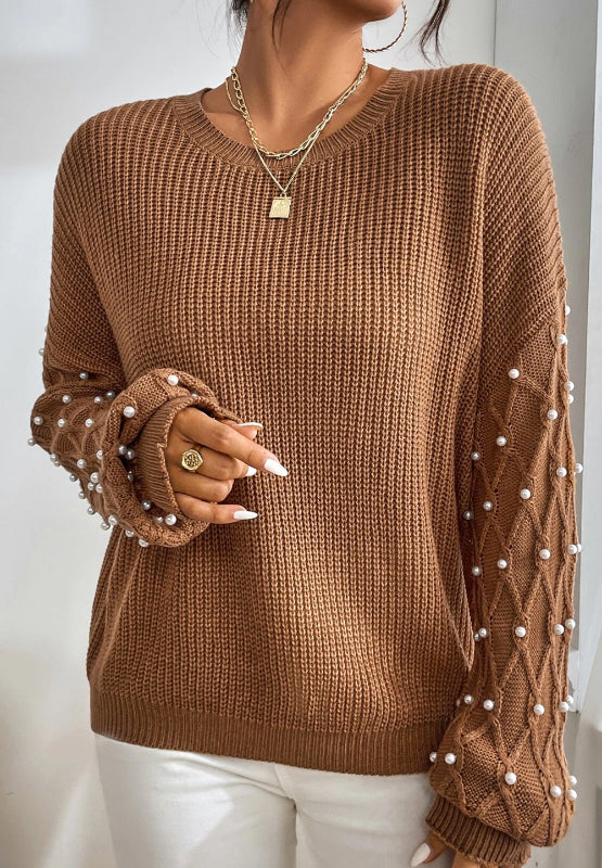 Oriana Pearl-Embellished Sweater