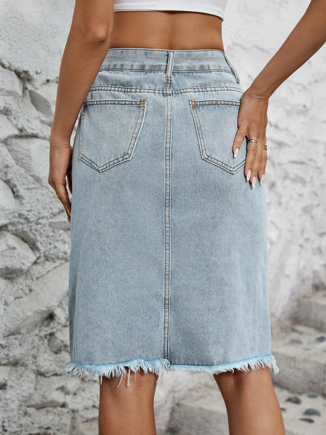 River Denim Skirt