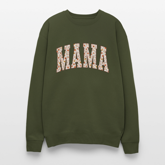 Mama Oversized Sweatshirt - olive green