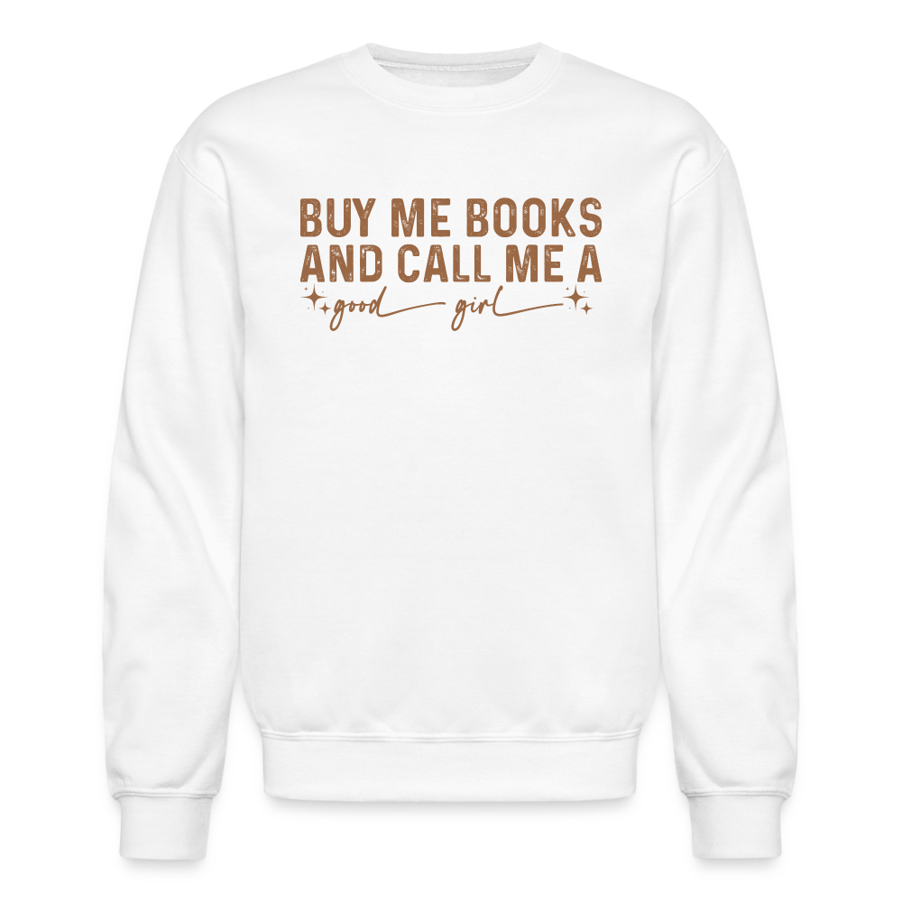 Good Girl Booktok Sweatshirt - white