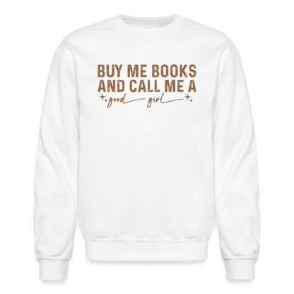 Good Girl Booktok Sweatshirt - white