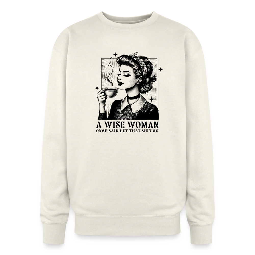 Wise Woman Oversized Sweatshirt - ivory