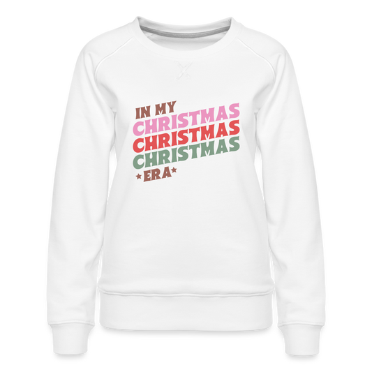 Christmas Era Women’s Holiday Sweatshirt - white