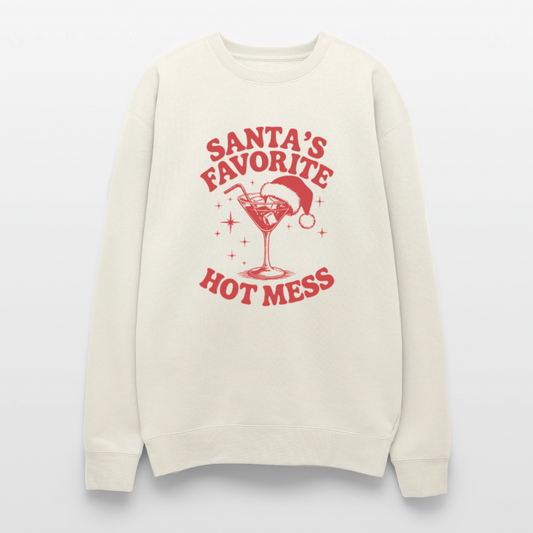 Santa's Favorite Oversized Sweatshirt - ivory