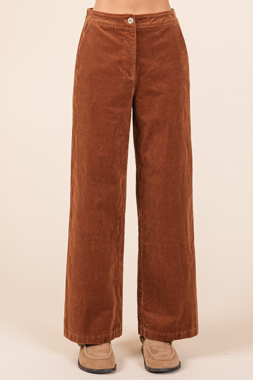 Maelis Corduroy Wide-Leg Pants