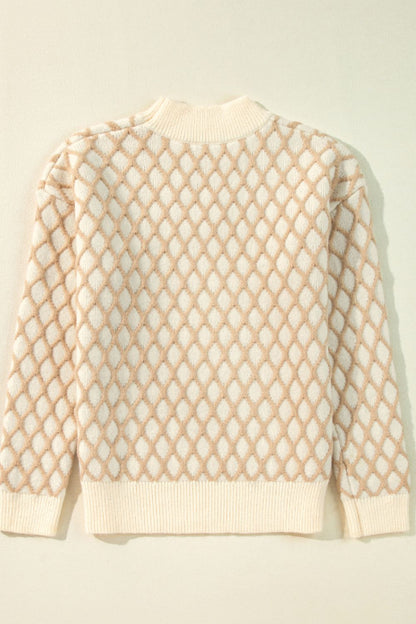 Evelina Mock Neck Sweater