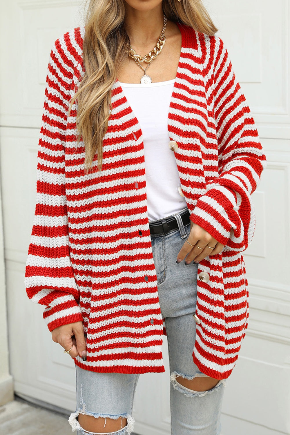 Celine Striped Cardigan