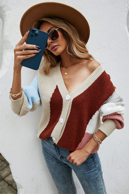 Angelica Contrast Cardigan