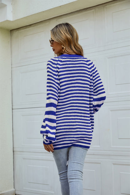 Celine Striped Cardigan