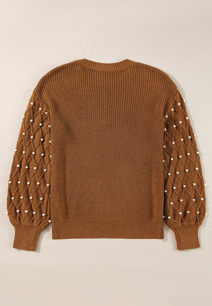 Oriana Pearl-Embellished Sweater