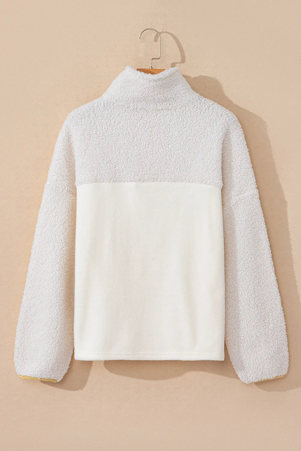 Aurora Mock Neck Sherpa Sweatshirt