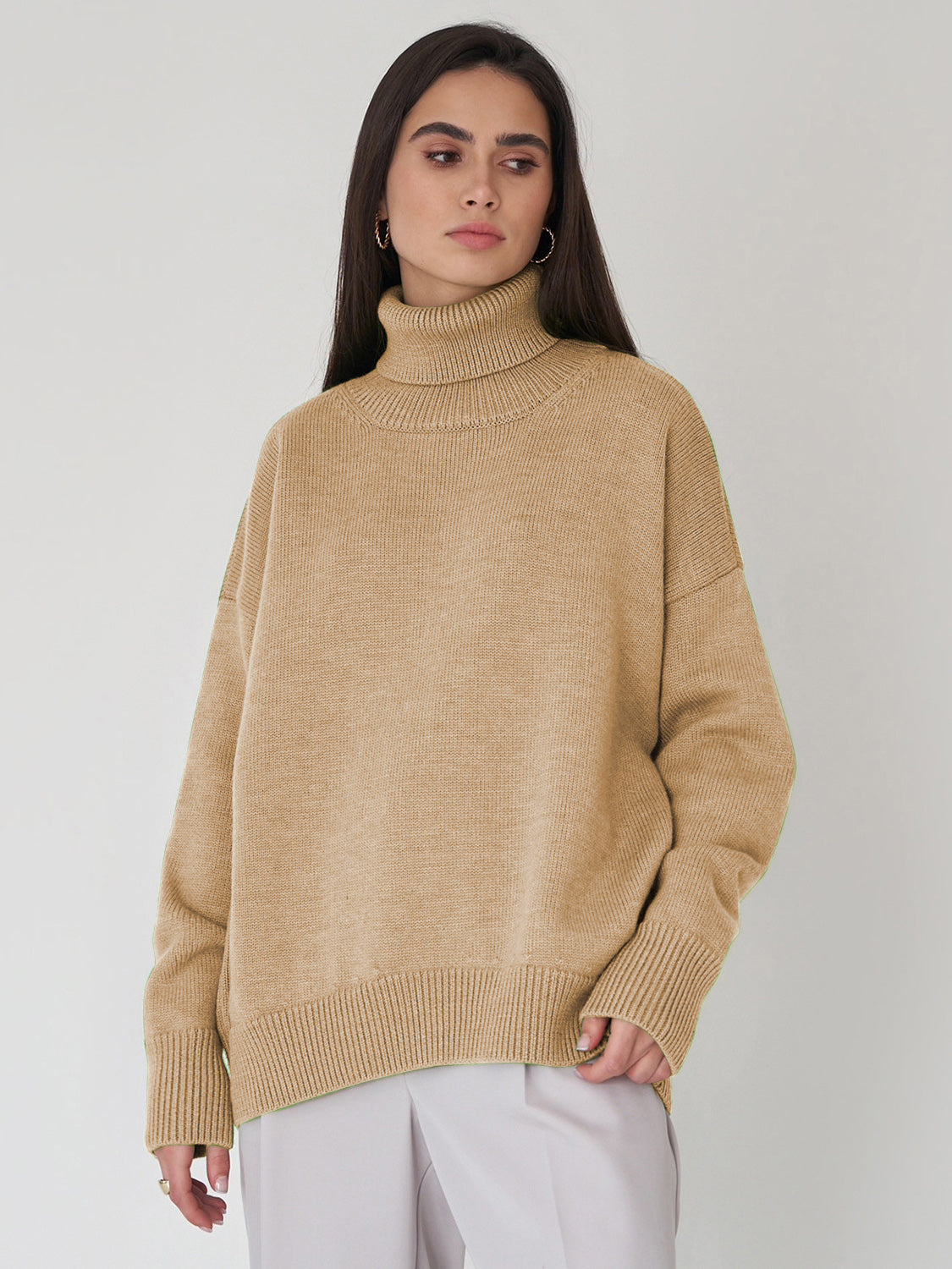 Elara Relaxed Turtleneck Sweater