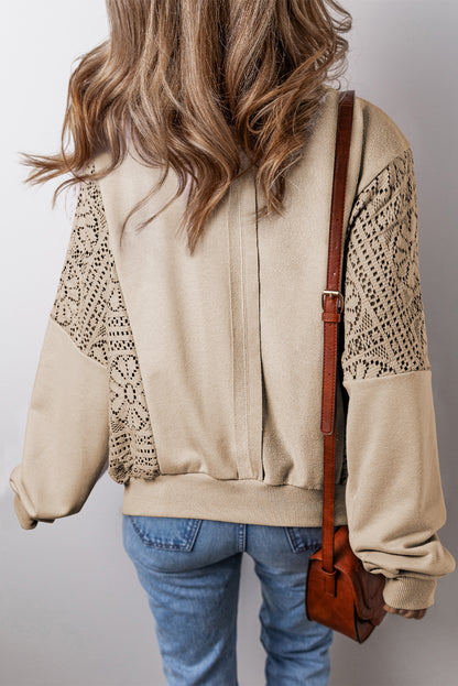 Lilia Crochet Sweatshirt