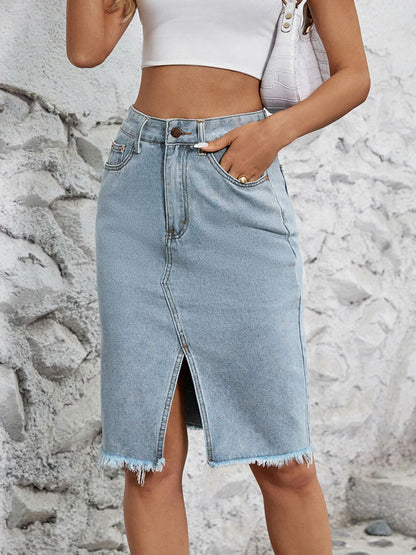 River Denim Skirt