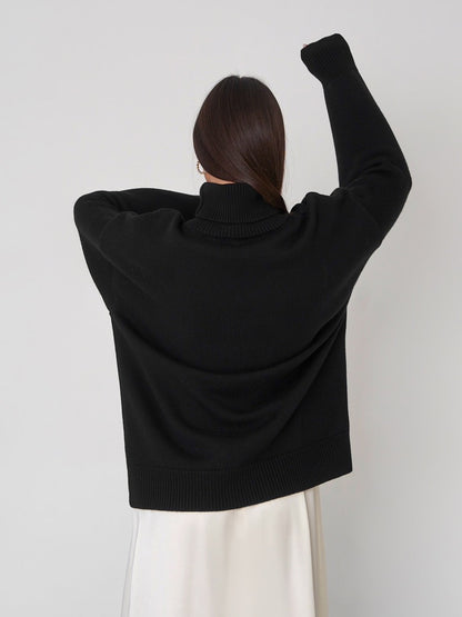 Elara Relaxed Turtleneck Sweater