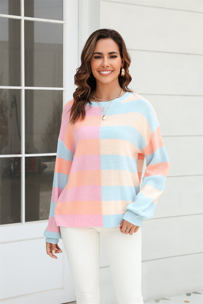 Harper Color Block Sweater