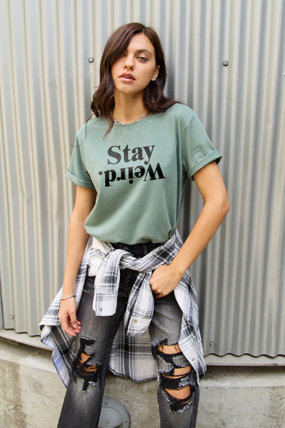 Stella "Stay Weird" Graphic Tee