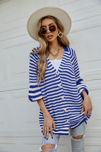 Celine Striped Cardigan