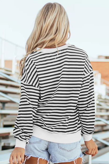 Oceana Striped Sweatshirt