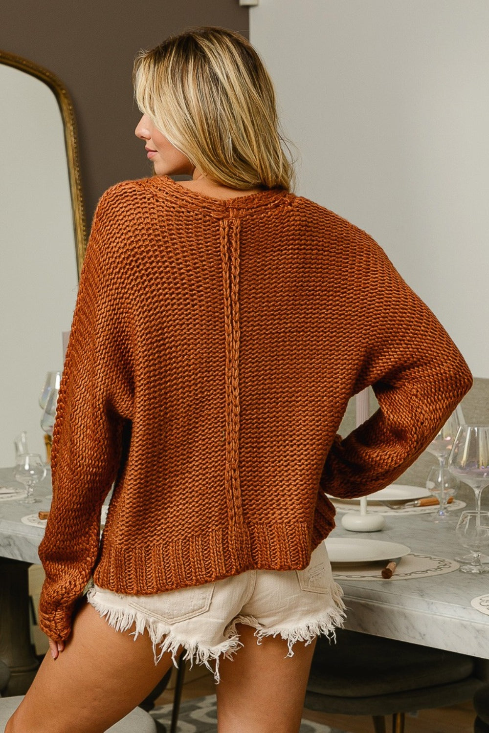 Autumn Cable Knit Sweater