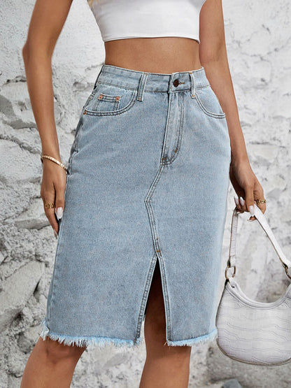 River Denim Skirt