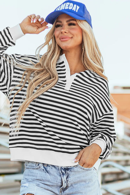 Oceana Striped Sweatshirt