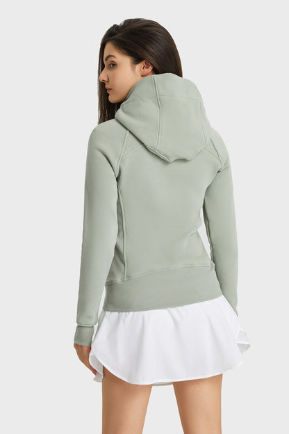 Elara Zip-Up Seam Detail Sports Jacket