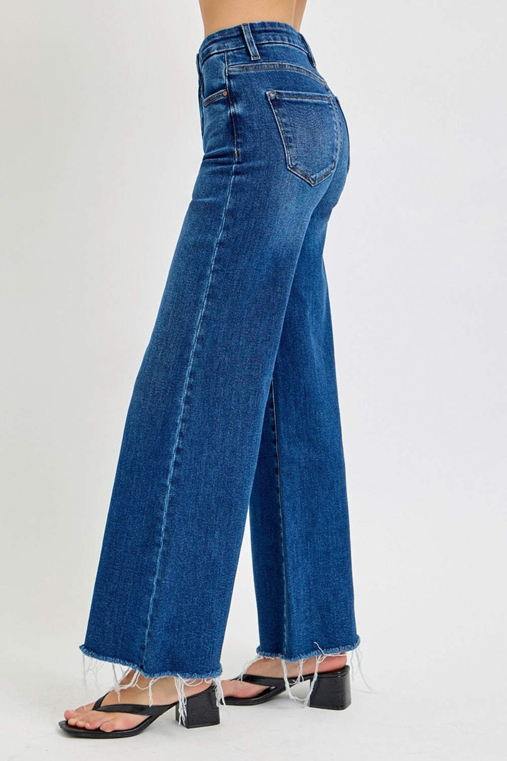 Odessa High Rise Wide Leg Jeans by RISEN