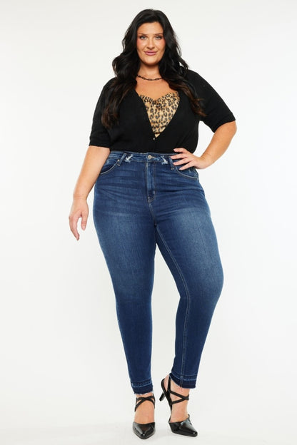 Kara High-Rise Ankle Skinny Jeans