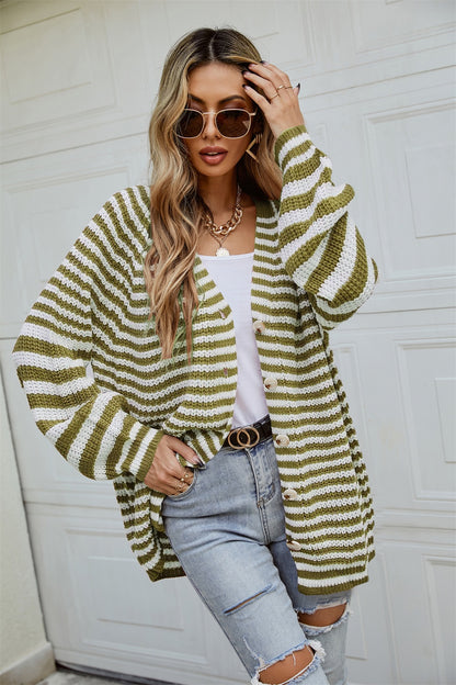 Celine Striped Cardigan