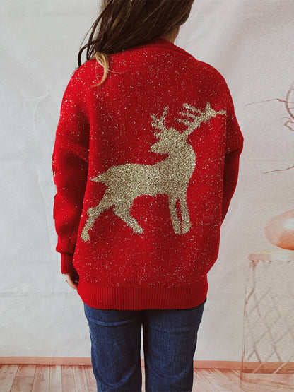 Starlit Reindeer Sweater