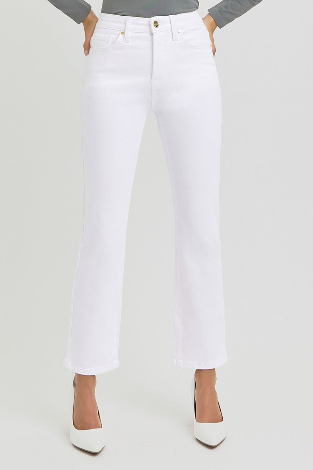 Eden Tummy Control High-Rise Crop Jeans by RISEN