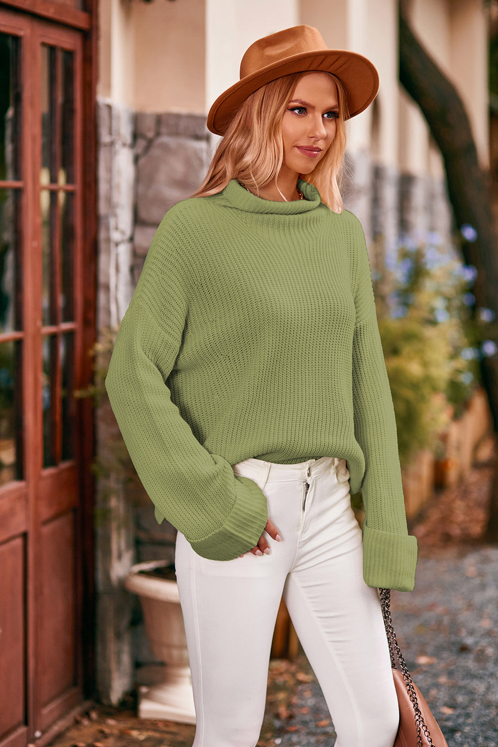 Serena Mock Neck Sweater