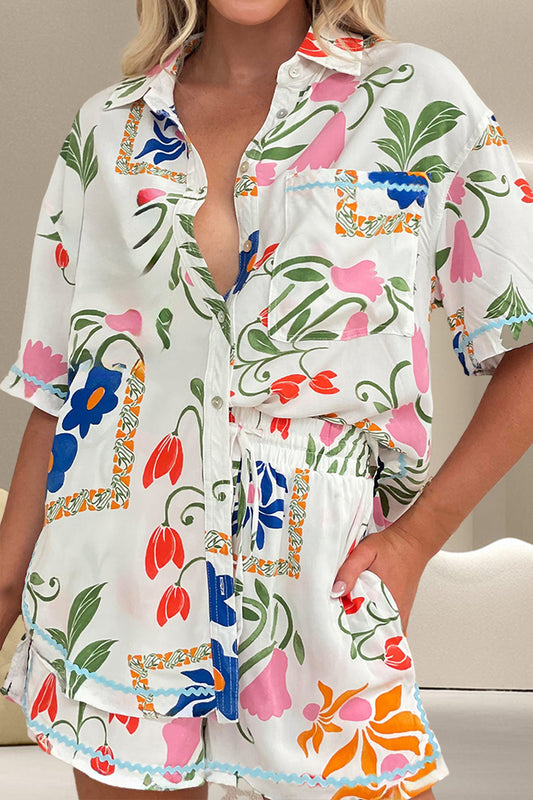 Flora Button-Up Set