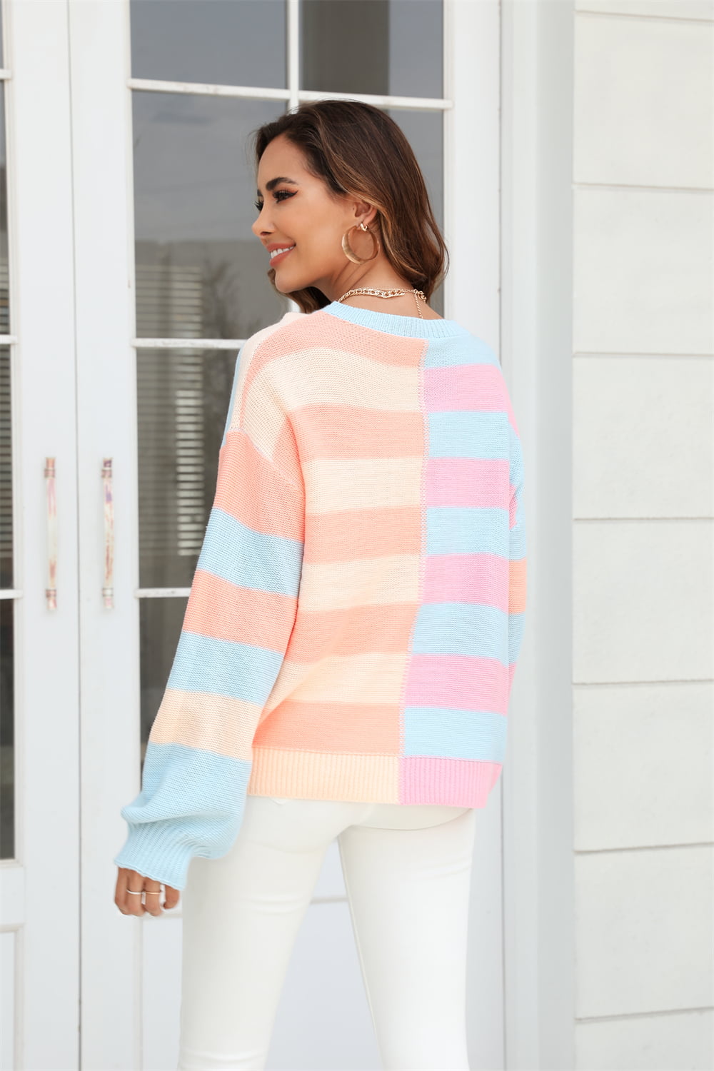 Harper Color Block Sweater