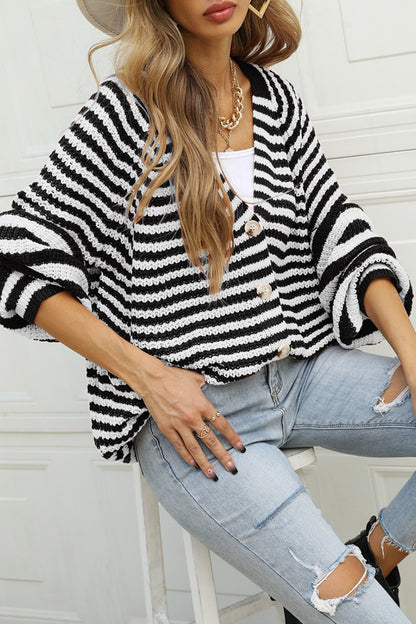 Celine Striped Cardigan