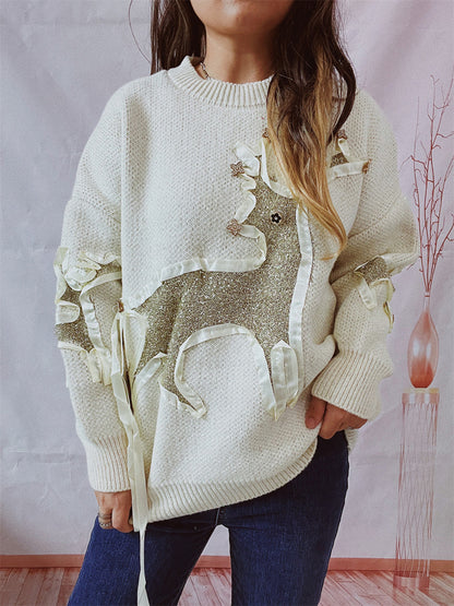 Starlit Reindeer Sweater