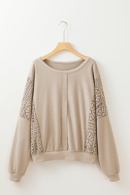 Lilia Crochet Sweatshirt