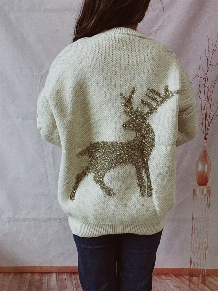 Starlit Reindeer Sweater