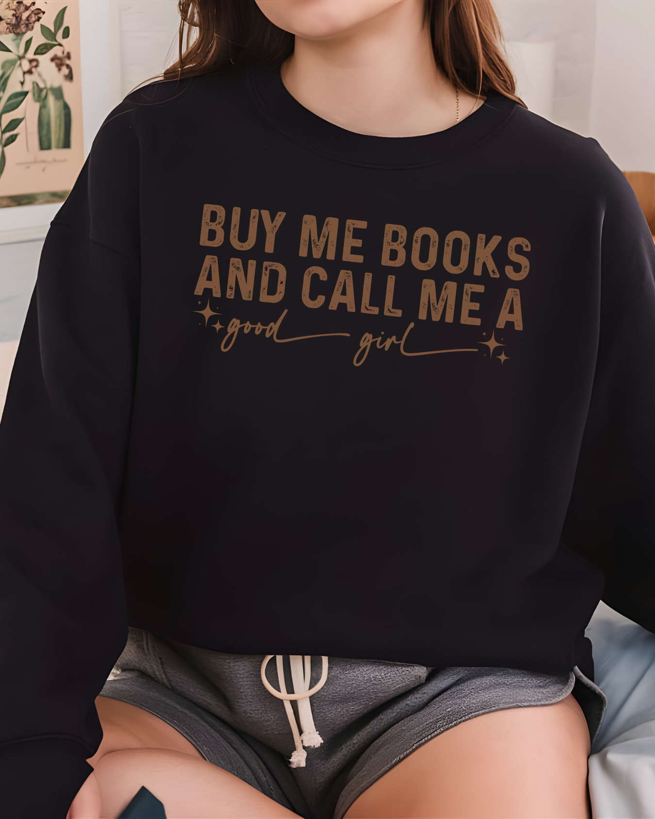 Good Girl Booktok Crewneck Sweatshirt