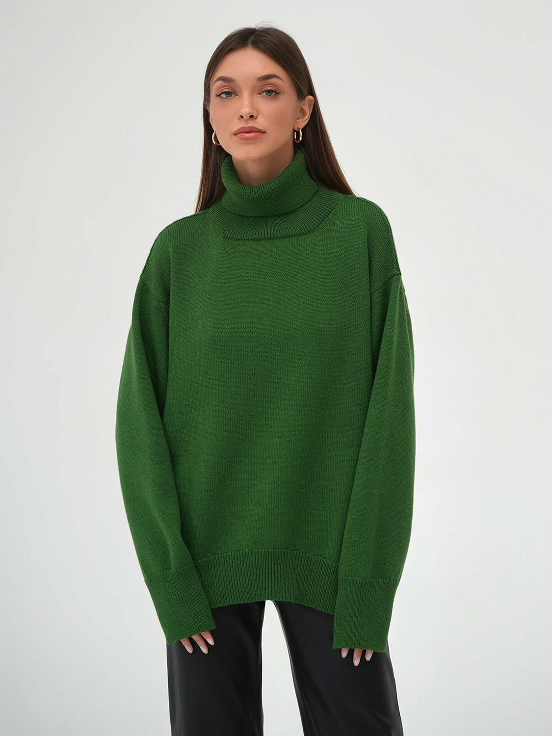 Elara Relaxed Turtleneck Sweater