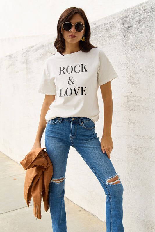 Amara Rock & Love Graphic Tee