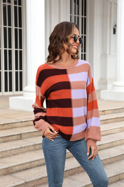 Harper Color Block Sweater