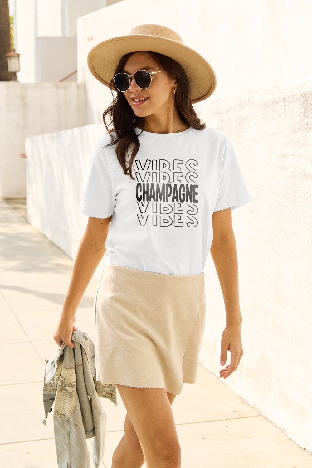 Amara Champagne Vibes Graphic Tee