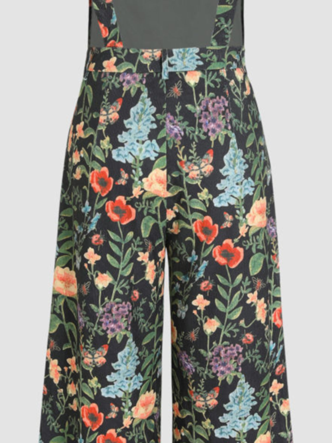 Flora Wildflower Wide-Leg Overalls